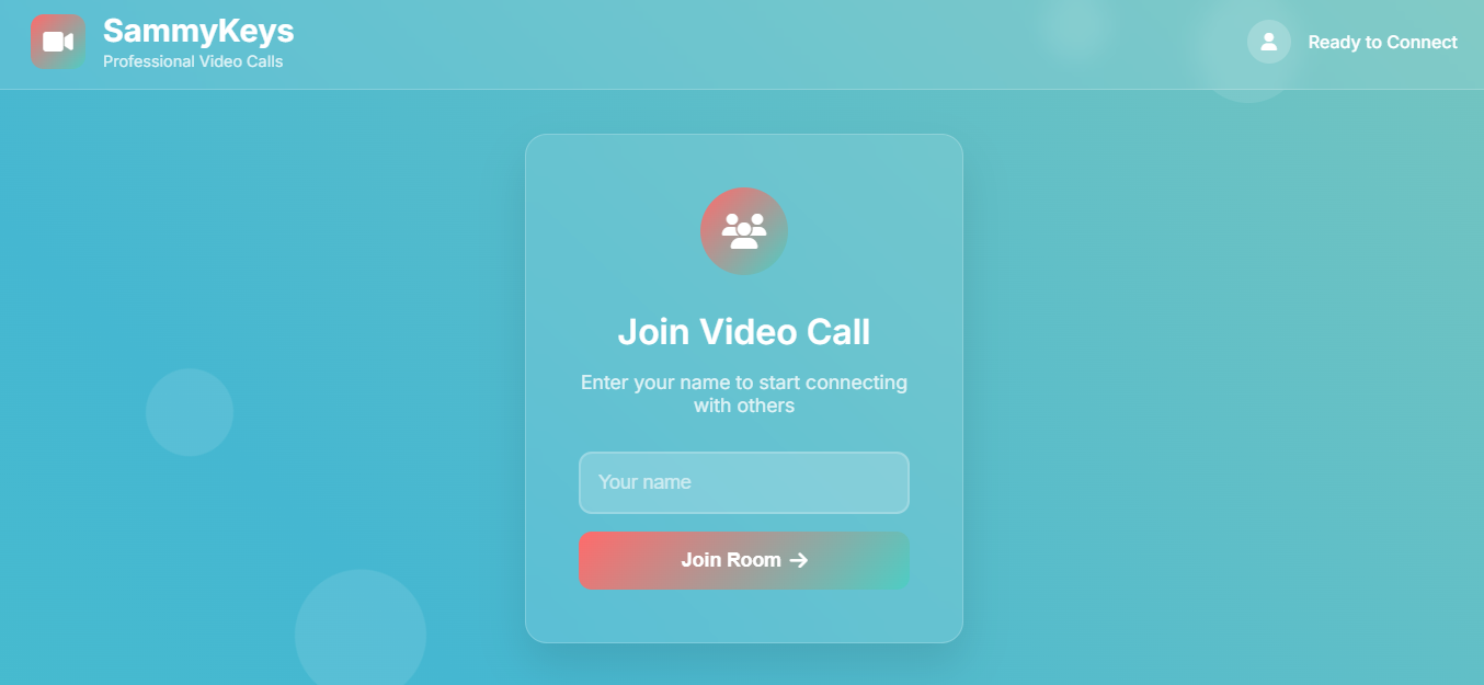 Open Source Video Call Screenshot